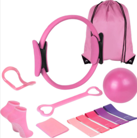 13-Piece Yoga & Pilates Set – Complete Home Fitness & Flexibility Kit