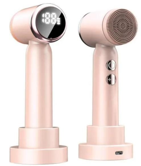6-in-1 Ultrasonic Face Cleansing Brush – Deep Clean, Glow & Skin Renewal