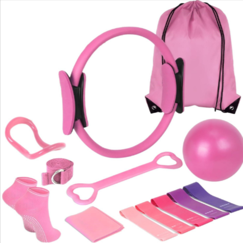 13-Piece Yoga & Pilates Set – Complete Home Fitness & Flexibility Kit
