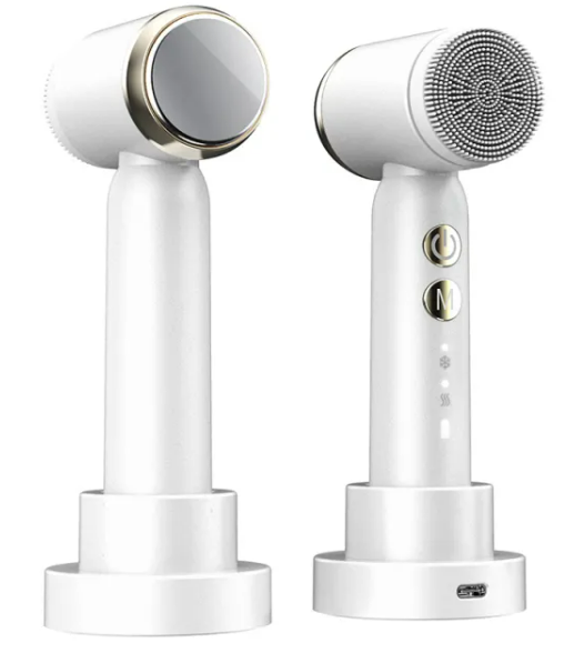 6-in-1 Ultrasonic Face Cleansing Brush – Deep Clean, Glow & Skin Renewal