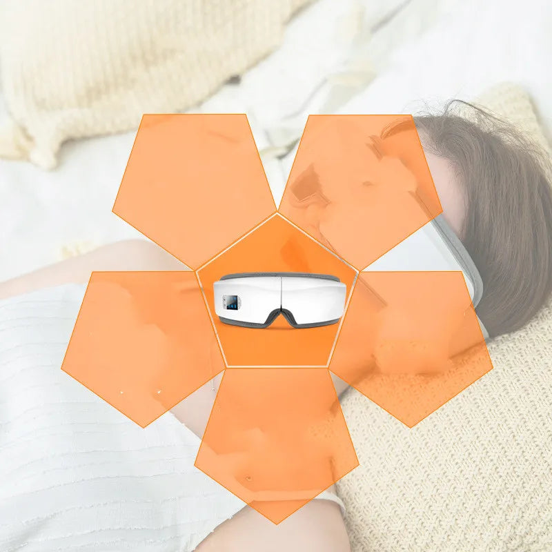 Heated Eye Massager – Gentle Relief for Eye Strain, Puffiness & Tension