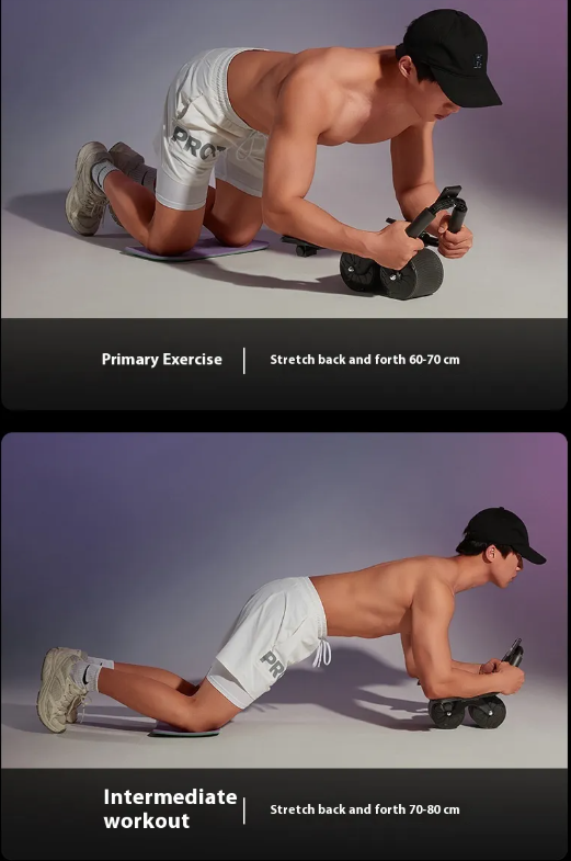 Automatic Rebound Ab Wheel – Core Strengthening & Toning Exercise Roller