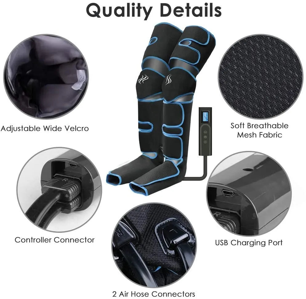 AirWave 360 Leg Massager – Air Compression Calf & Foot Relief