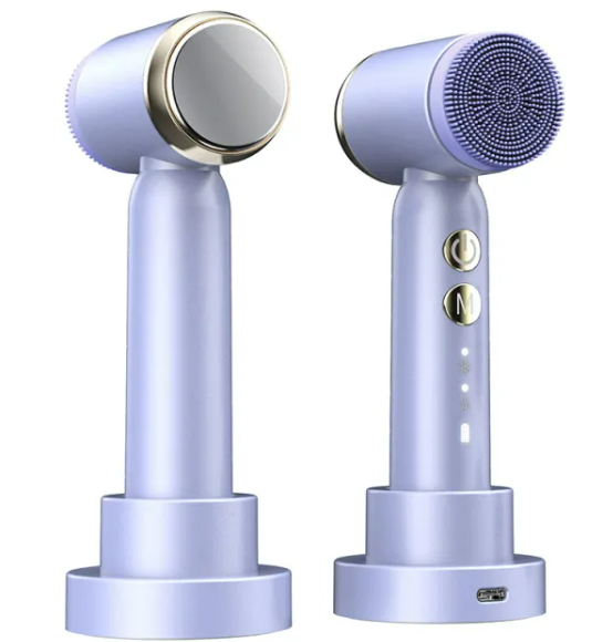 6-in-1 Ultrasonic Face Cleansing Brush – Deep Clean, Glow & Skin Renewal