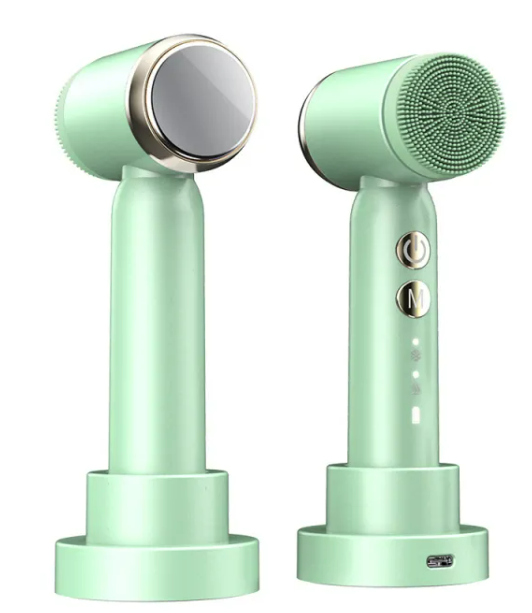 6-in-1 Ultrasonic Face Cleansing Brush – Deep Clean, Glow & Skin Renewal
