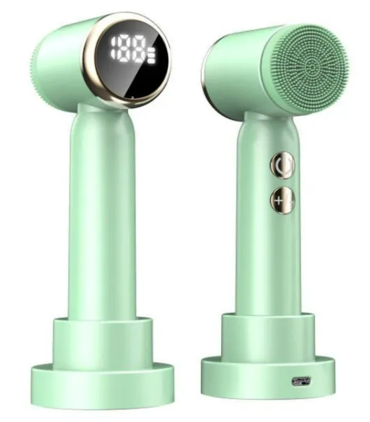 6-in-1 Ultrasonic Face Cleansing Brush – Deep Clean, Glow & Skin Renewal