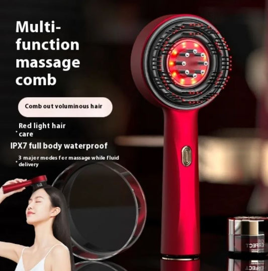 Electric Scalp Massage Comb – Red Light Hair Growth & Scalp Care Tool