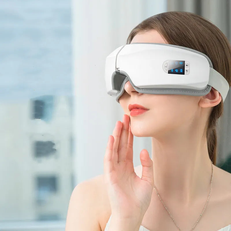 Heated Eye Massager – Gentle Relief for Eye Strain, Puffiness & Tension