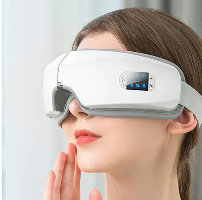Heated Eye Massager – Gentle Relief for Eye Strain, Puffiness & Tension
